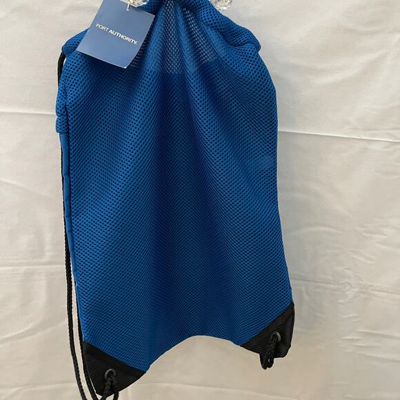 Durbin Rocks Blue Cool Sunglass Guy Blue Drawstring Bag tote - Picture 2 of 3